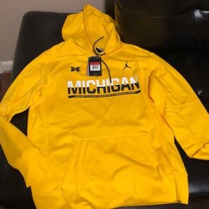 Never worn before Michigan jumpman hoodie!